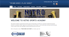 Desktop Screenshot of nitrosportsacademy.com