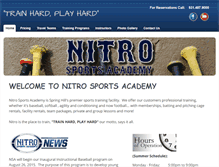 Tablet Screenshot of nitrosportsacademy.com